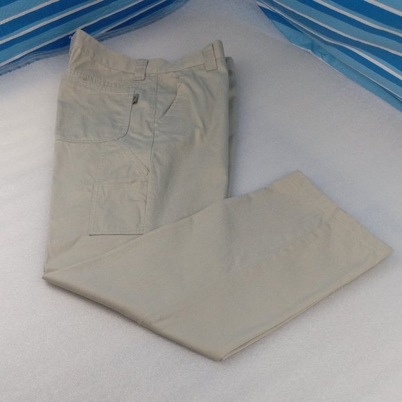 Carpenter Pants, Chinos Khaki Pant, Utility Pants, Straight Leg with Pockets 32 - Picture 2 of 9